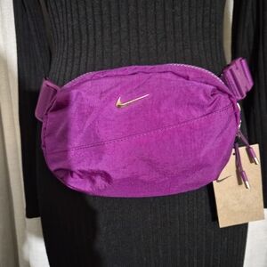 Nike Purple Swoosh Waist Bag